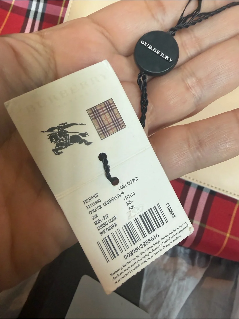 Burberry spacious tote